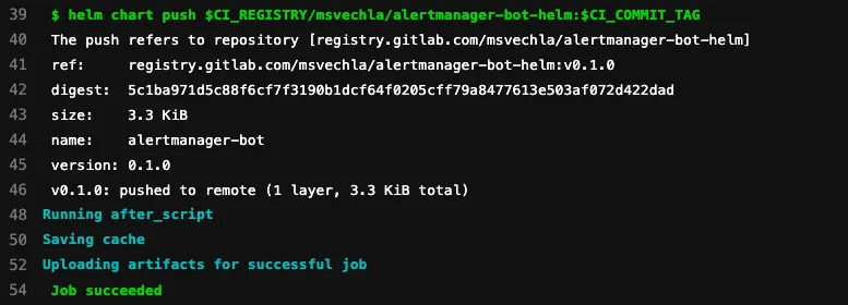 Distributing Helm Charts via the Gitlab Container Registry